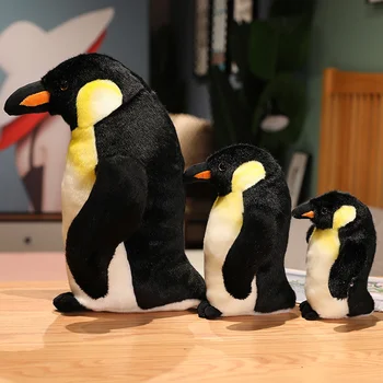 Karšto 1pc 17-45cm Mielas Pūkuotas Pliušinis Žaislas Mielas Pingvinas Pliušinis Žaislas Realiame Gyvenime Gyvūnų Lėlės Namų Puošybai Vaikams, Vaikų Gimtadienio Dovanos