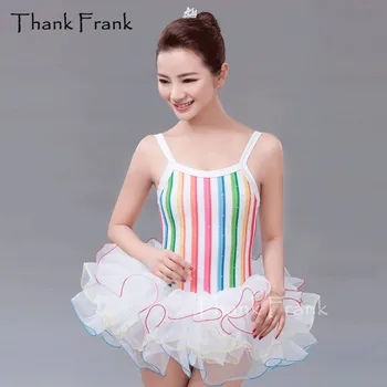 Spalvinga China Camisole Baleto Tutu Suknelė Mergaitėms Suaugusiųjų Šokių Kostiumas Ačiū Frank C44