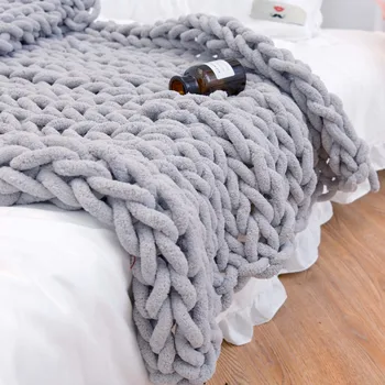 Mezgimo, antklodė, mezgimo antklodė fotografijos rekvizitai šiurkščiavilnių vilnos sofos antklodė Vilna Šiuolaikinės Megzti antklodė Anti-Pilling