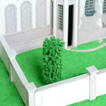 7.5 CM Vielos Medžių Ailroad Modelis Traukinio Maketo Masto Modelis Miniatiūrinės Architektūros Modelis Medžių Ailroad Modelis Traukinio Išdėstymas