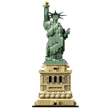 1685 Vienetų Architektūros Laisvės Statula Didelė Kolekcija Pastato Nustatyti Modelis Dovana Vaikams ir Suaugusiems Suderinama 21042