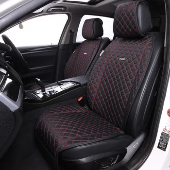 Universalus Linų Automobilių Sėdynės pagalvėlės prabanga Kvėpuojantis Automobilio Salono Toyota Kia Hyundai 