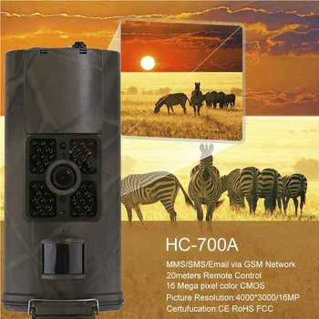 HC-700A Takas Medžioklės Kamera, 1080P Full HD 16MP 940NM, Skautų Centrinis Takas Medžioklės Kamera Judesio Jutiklis Nakties metu