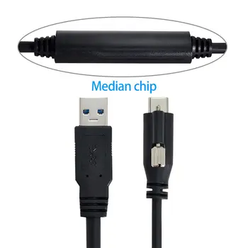 Jimier 8m USB 3.1 Tipas-C Bendrosios Fiksavimo Varžtas su USB3.0 Duomenų Kabelis Mount Tipas Pramonės Kamera, Diktofonas & Nešiojamas KOMPIUTERIS & Disk