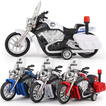 Berniukas žaislą dovanų modeliavimas lydinio motociklo modelio vyriški lenktynių modelis su garso ir šviesos traukti atgal funkcija P232