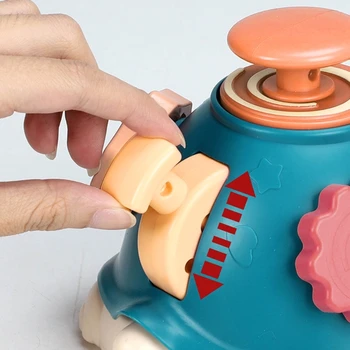 Montessori Veiklos Žaislas Vėžlys Interaktyvus Užimtas Valdybos Ankstyvo Mokymosi Kelionės Žaislas Dovana Baby Hands-On Įgūdžių Galimybė