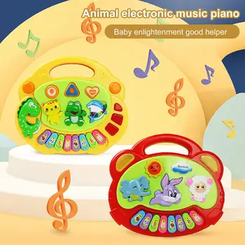 Muzikinis Žaislas Mielas Gyvūnų Garso Poveikio Jokio Gedimo Dainų Įdomus Dialogo Priemonė Elektroninių Organų Žaislas Pianinas Gimtadienio Džiaugtis