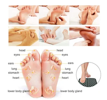Atleidimas-Dešinės Elektros EMS Foot Massager: Gydymo Terapijos Priežiūra