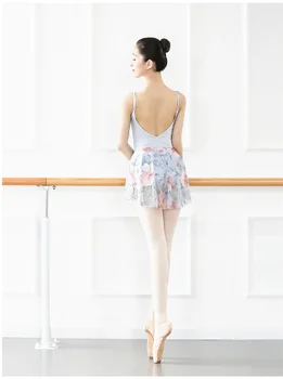 Akvarelė Spausdinti Baleto Sijonas, Suknelė Suaugusiųjų Moters Kūno Šokis Praktikos Sijonai
