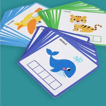 Montessori Rašybos Žaidimas Abėcėlė Atitikimo Žaidimas Korteles Rašybos Dėlionės Flash Kortelių Kortelės Rašybos Žaidimas Ikimokyklinio Amžiaus Berniukų Ir Mergaičių 10