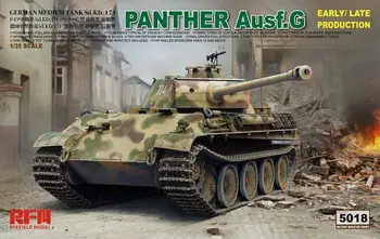 Ryefield-Modelis 1/35 5018 Panther Ausf.G Anksti/Vėlai Gamyba