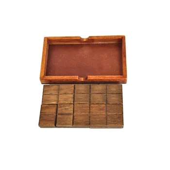 Šokolado formos Logika Medinis stalo Žaidimas, Dėlionės