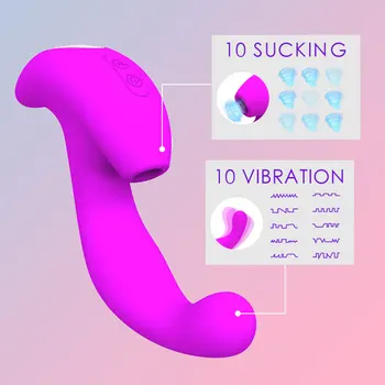 Galingas Dildo, Vibratoriai Moteris, Clit Sucker-Klitorio Dulkių Stimuliatorius G-Spot 20 Greitis Massager Suaugusiųjų Sekso Žaislai Moterims