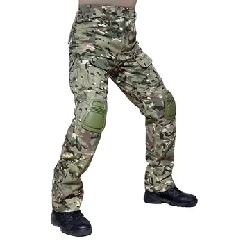 Armijos Gerbėjų Lauko Šaudymo Camo Mokymo Kelnės Vyrams, Moterims, Lauko Kempingas Medžioklės Karinės Kovos Tactical Kelnes Su Antkeliais