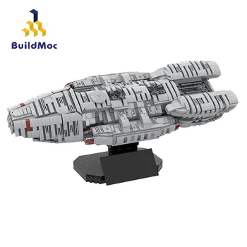 Buildmoc Battlestar Galactica Astronave Ss-57856 Technikos Serija Space Battleship Bambini Building Block Modelis Berniukas Žaislą Dovanų