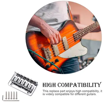 Gitara Tiltas Modifikuotas Dalis Profesinės Žaisti Dalys, Muzikos Instrumentų Detalės Metalo Fiksuotojo Hardtail Balno Tailpiece