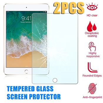 2vnt Grūdintas Stiklas IPad Mini 1 2 3 7.9 Colių Tablet Screen Protector Cover 9H Visišką Ekrano A1432 A1454 A1455 A1489
