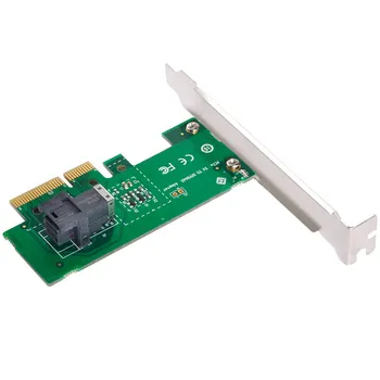 Cablecc PCI-E 4X U. 2 U2 Rinkinys SFF-8639 NVME PCIe SSD Adapteris Mainboard SSD 750 p3600 p3700 M. 2 SFF-8643