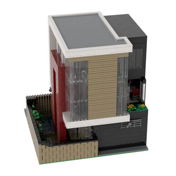 Įgaliotas SS-80733 3519Pcs Miesto sodo Namelių Statyba Blokai Modelis Morden Architektūros Plytas Žaislas (Sukurta Brickstyle Miestas)