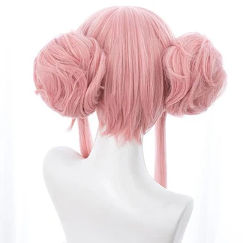 Likimas / FGO Yuzao priekiniai sekretorius fox šmėžavimas rožinė plaukų maišelio Cosplay, Anime, Perukas