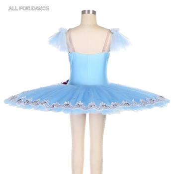 BLL494 Dangus Mėlynas Pre-Profesionalių Baleto Šokių Tutu Blynas Tutu Už Moterų ir Mergaičių Rezultatų Dancewear
