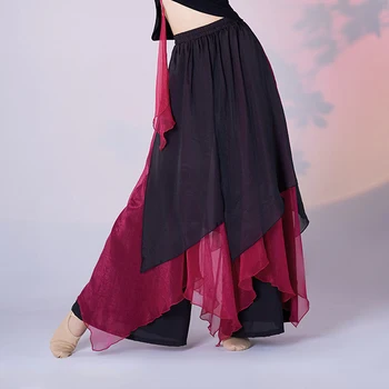 Kinijos Šokių Kelnės Moterims Šifono Klasikinio Praktikos Dėvėti Etapo Rezultatus Kostiumas Lyrinis Dancewear Festivalis Apranga JL5045